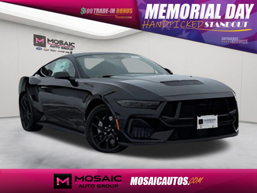 Shadow Black 2026 Ford Mustang GT Premium Fastback RWD Coupe Rear-Wheel Drive Automatic