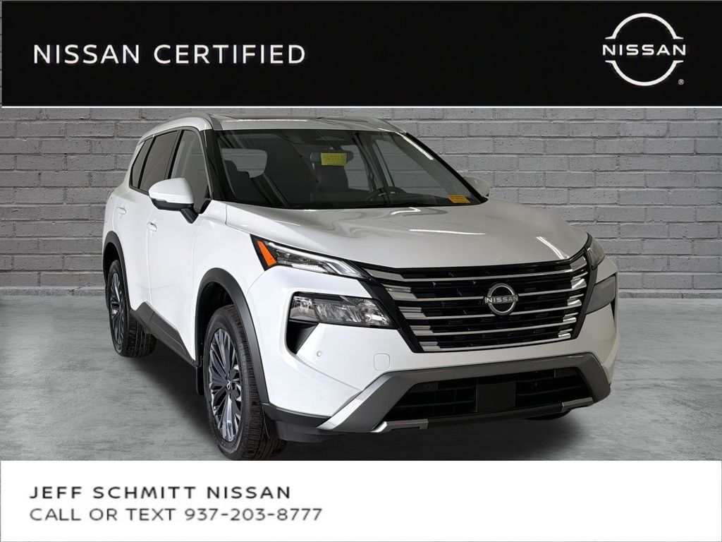 Everest White Pearl 2025 Nissan Rogue SUV / Crossover All-Wheel Drive Continuously Variable Transmission