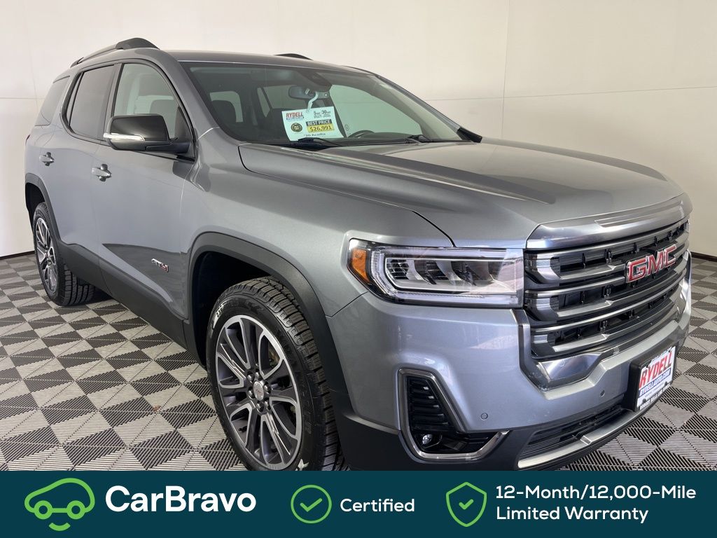 Gray (Satin Steel Metallic) 2020 GMC Acadia AT4 AWD SUV / Crossover Four-Wheel Drive 9-Speed Automatic