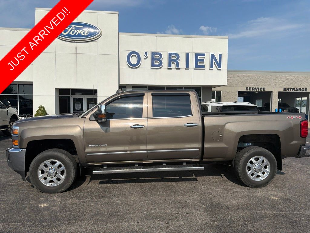Brownstone Metallic 2015 Chevrolet Silverado 2500HD Pickup Truck Four-Wheel Drive 6-Speed Automatic