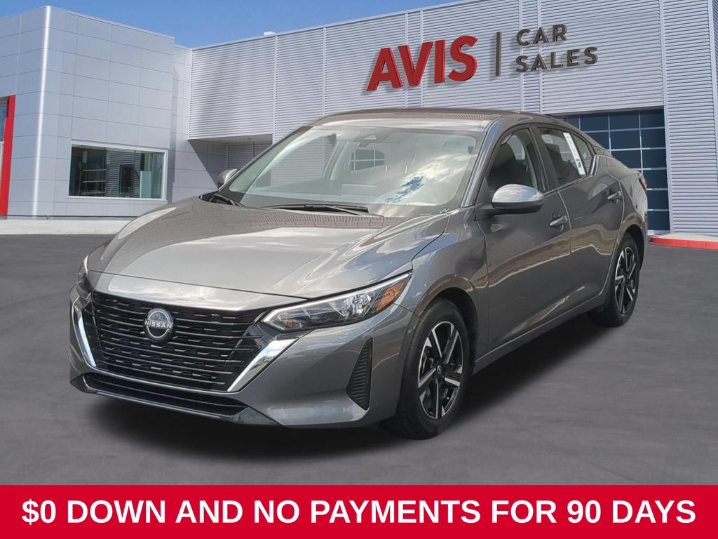 Gray 2025 Nissan Sentra Sedan Front-Wheel Drive Continuously Variable Transmission