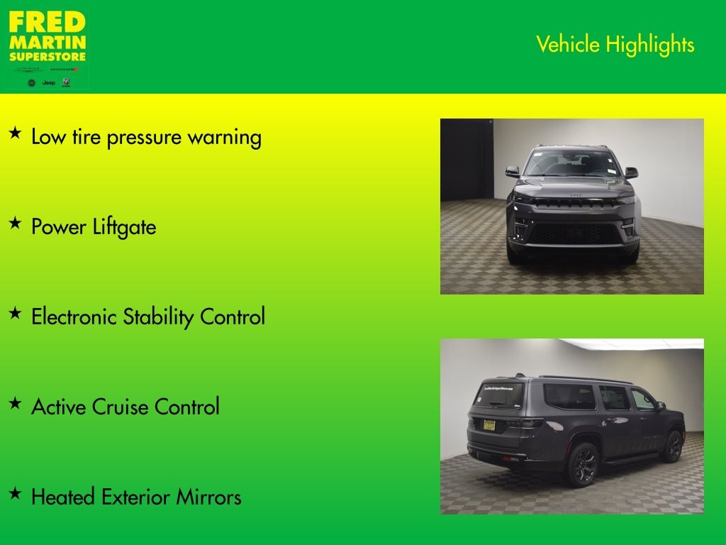 new 2026 Jeep Grand Wagoneer L car, priced at $71,236