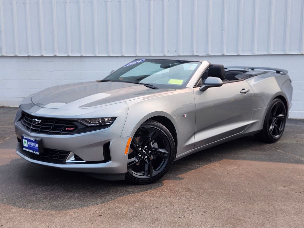 Sharkskin Metallic 2024 Chevrolet Camaro Convertible Rear-Wheel Drive Automatic