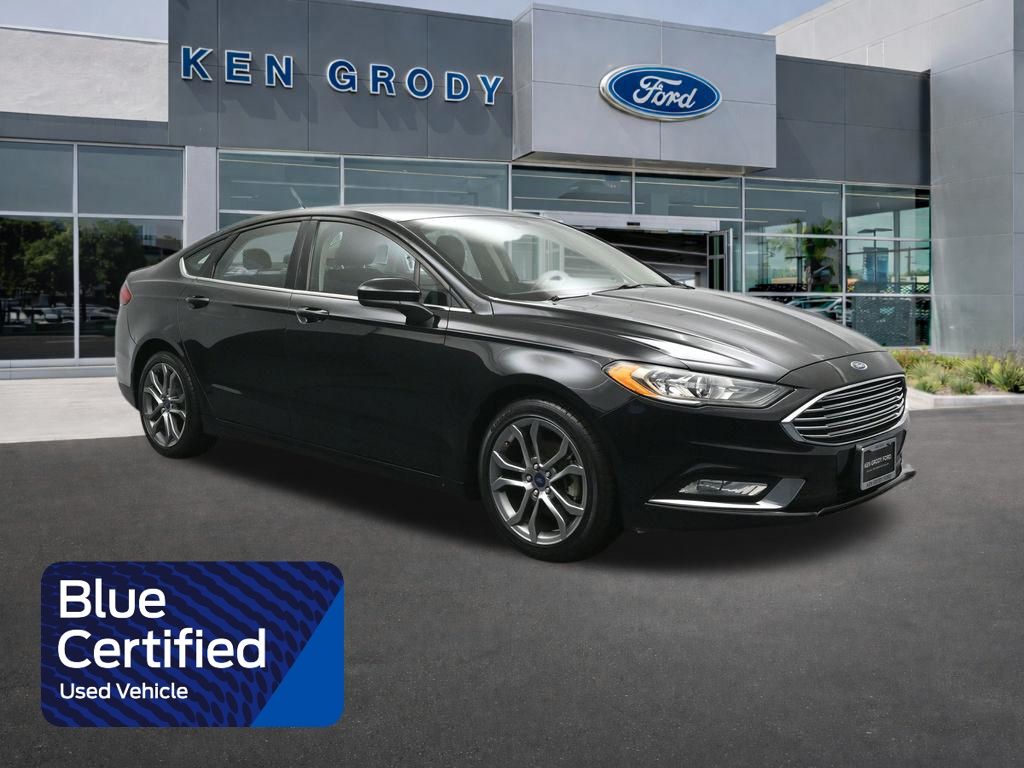 Shadow Black 2017 Ford Fusion SE Sedan Front-Wheel Drive 6-Speed Automatic