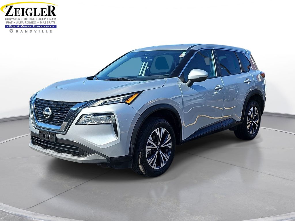 Brilliant Silver Metallic 2022 Nissan Rogue SV AWD SUV / Crossover All-Wheel Drive Continuously Variable Transmission