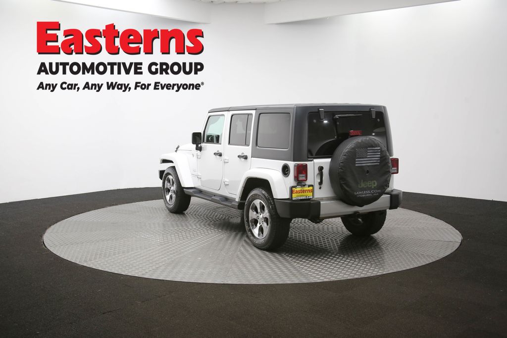 Used 2018 White Jeep Unlimited Sahara image 63