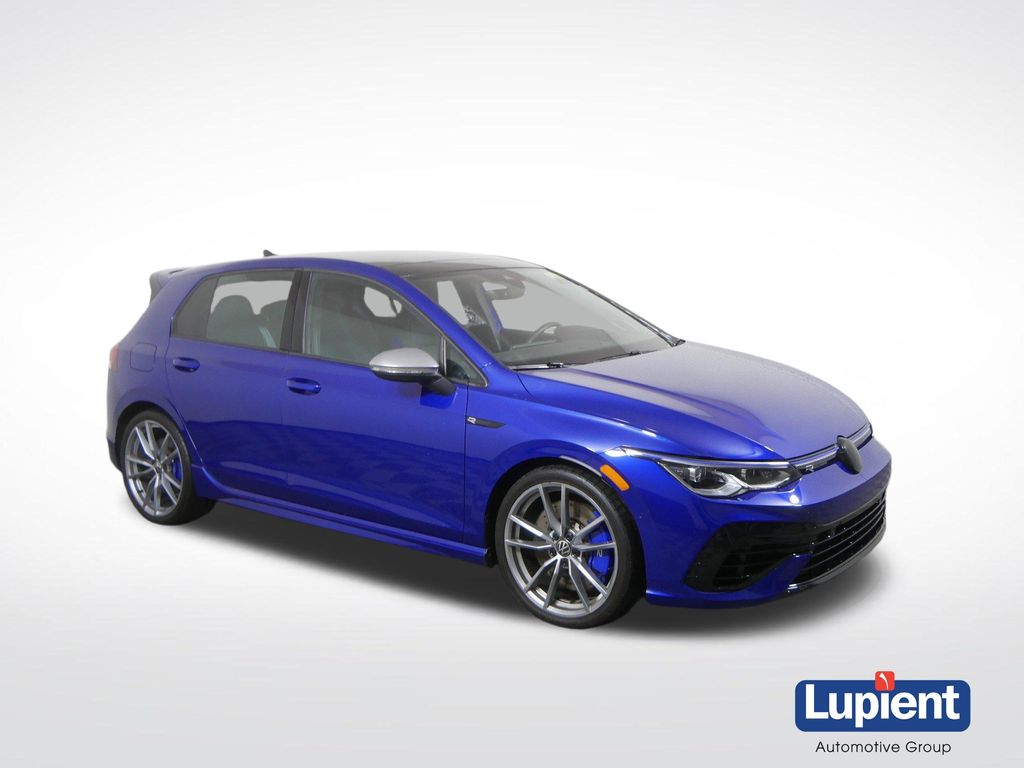 Lapiz Blue Metallic 2024 Volkswagen Golf R Hatchback All-Wheel Drive 7-Speed Dual Clutch