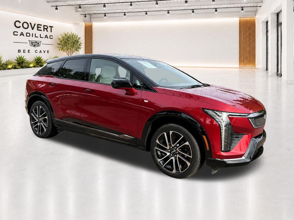 Radiant Red 2025 Cadillac OPTIQ SUV / Crossover All-Wheel Drive 1-Speed Automatic