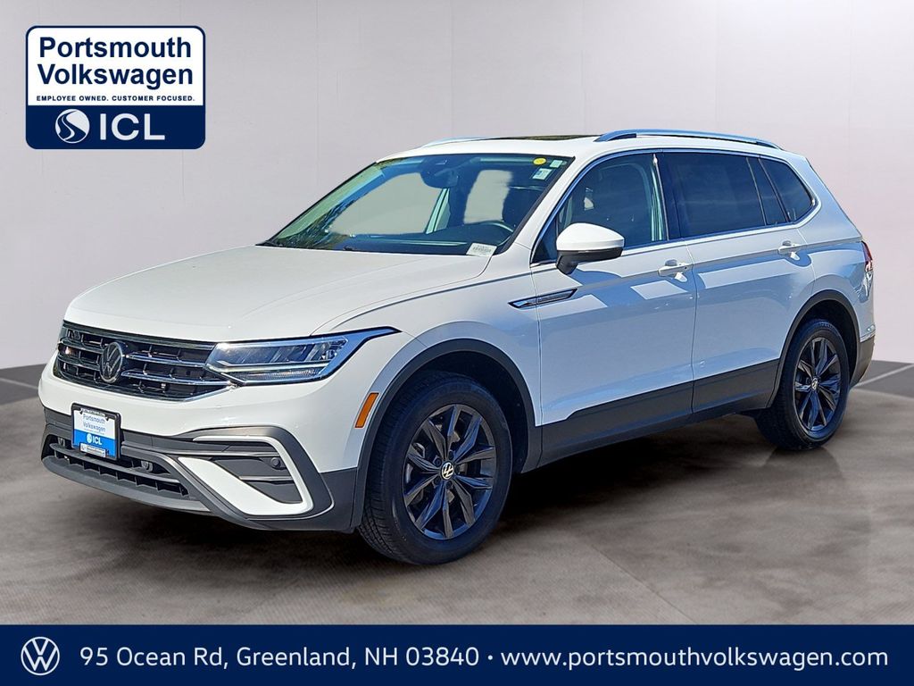 Pure White 2024 Volkswagen Tiguan SUV / Crossover All-Wheel Drive 8-Speed Automatic