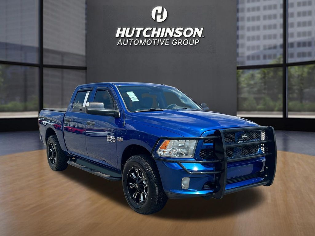Blue Streak Pearlcoat 2017 RAM 1500 Pickup Truck Four-Wheel Drive 8-Speed Automatic