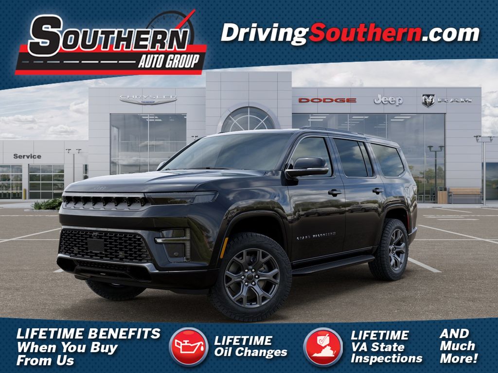 High Gloss Black 2026 Jeep Grand Wagoneer SUV / Crossover Four-Wheel Drive 8-Speed Automatic