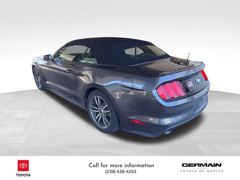 2015 Ford Mustang EcoBoost Premium Convertible photo 3