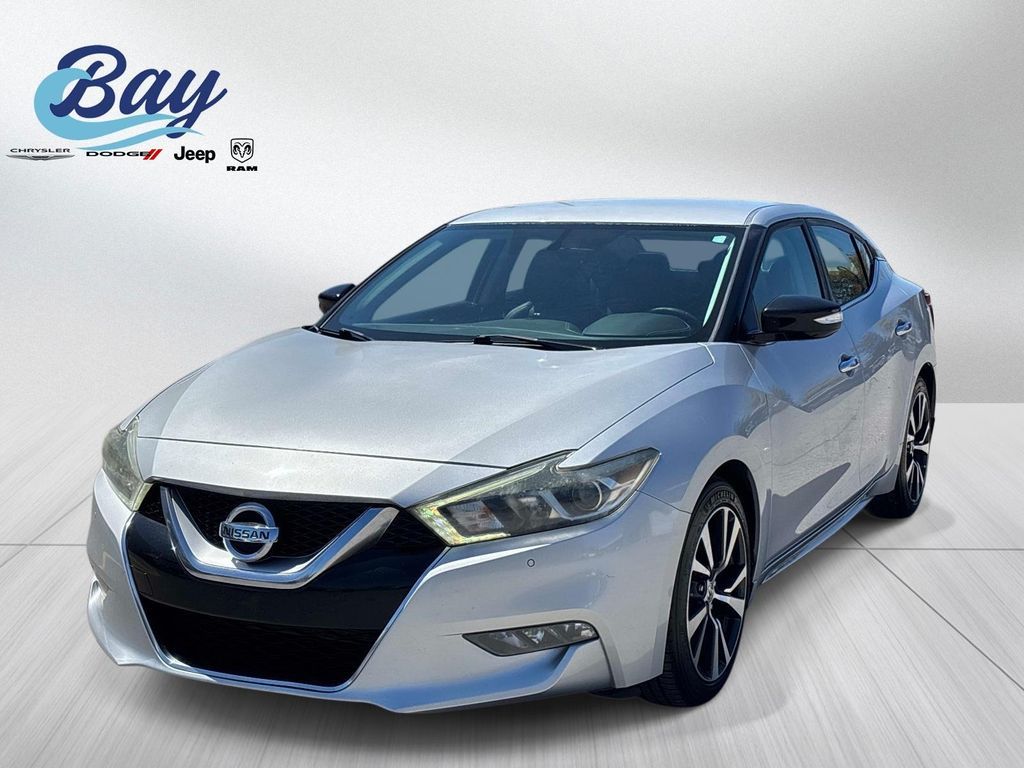 Brilliant Silver 2017 Nissan Maxima SV FWD Sedan Front-Wheel Drive Continuously Variable Transmission