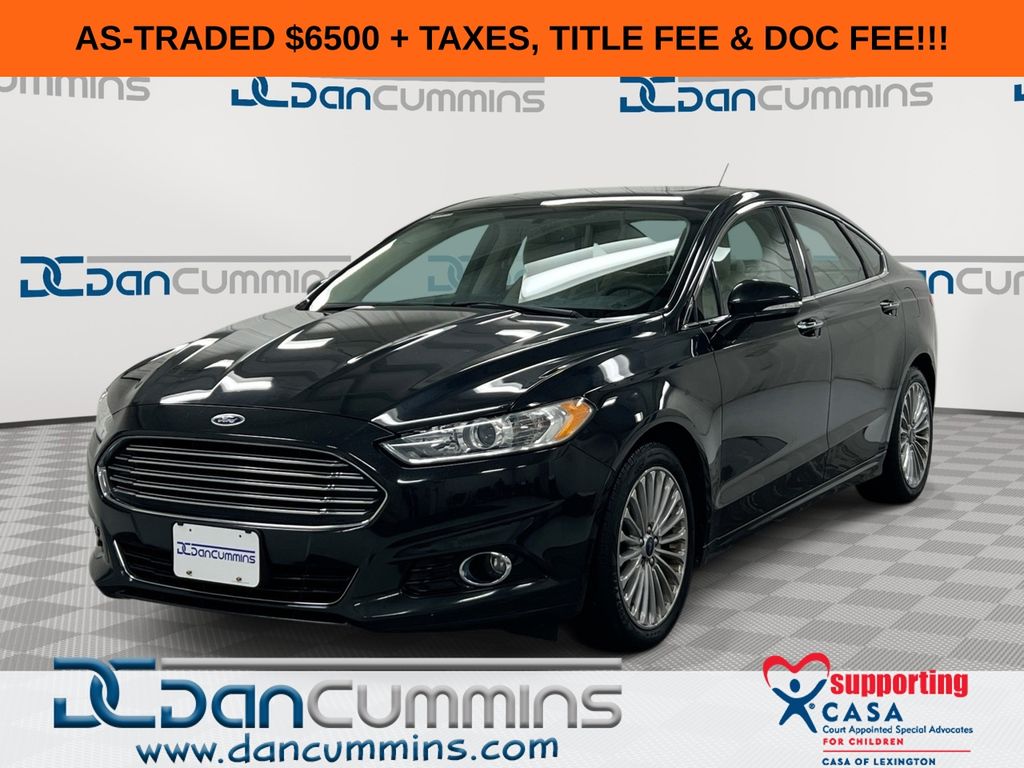 Tuxedo Black Metallic 2014 Ford Fusion Sedan Front-Wheel Drive 6-Speed Automatic