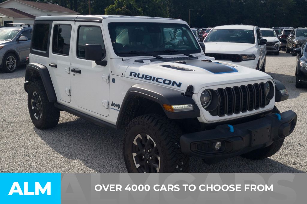 Used 2024 White Jeep Rubicon 4xe image 2
