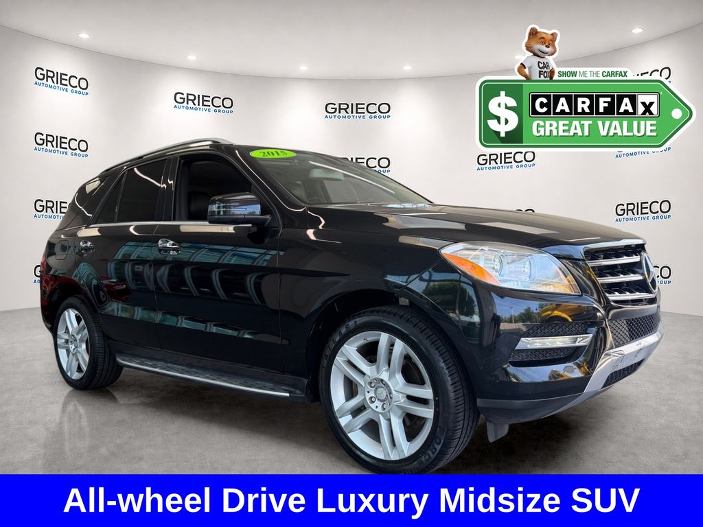 Black 2015 Mercedes-Benz M-Class SUV / Crossover All-Wheel Drive 7-Speed Automatic