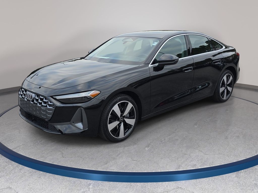 Mythos Black Metallic 2025 Audi A5 quattro Premium Plus Sedan Sedan All-Wheel Drive 7-Speed Automatic