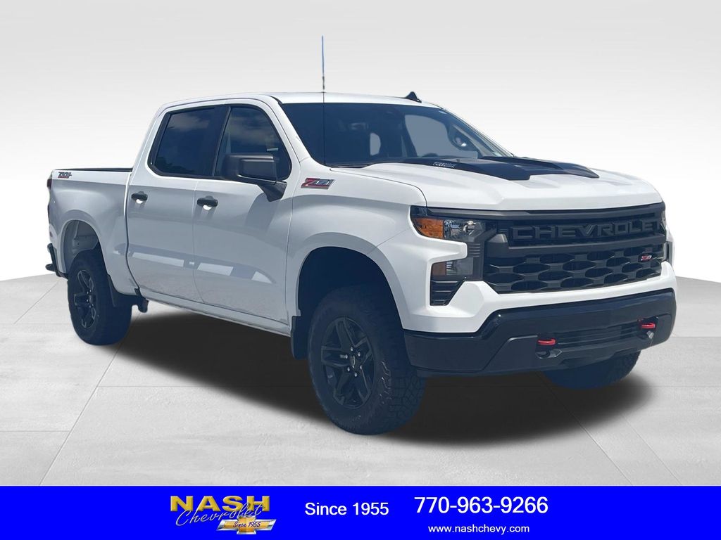 Summit White 2026 Chevrolet Silverado 1500 Pickup Truck Four-Wheel Drive 8-Speed Automatic