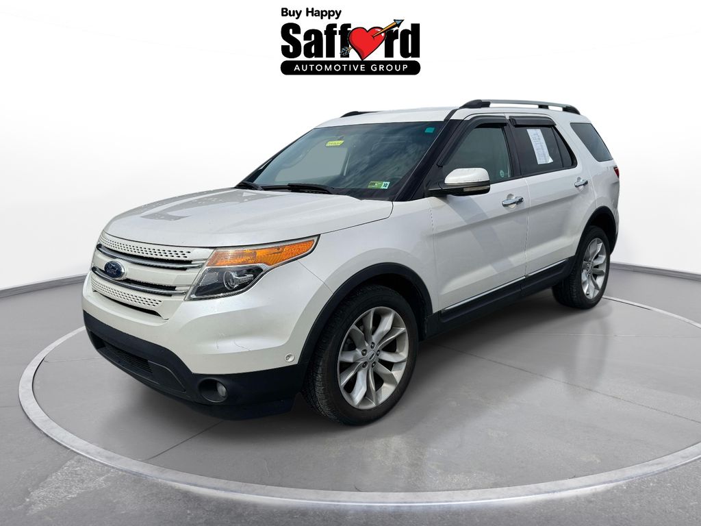 White Platinum Clearcoat Metallic 2012 Ford Explorer SUV / Crossover All-Wheel Drive 6-Speed Automatic