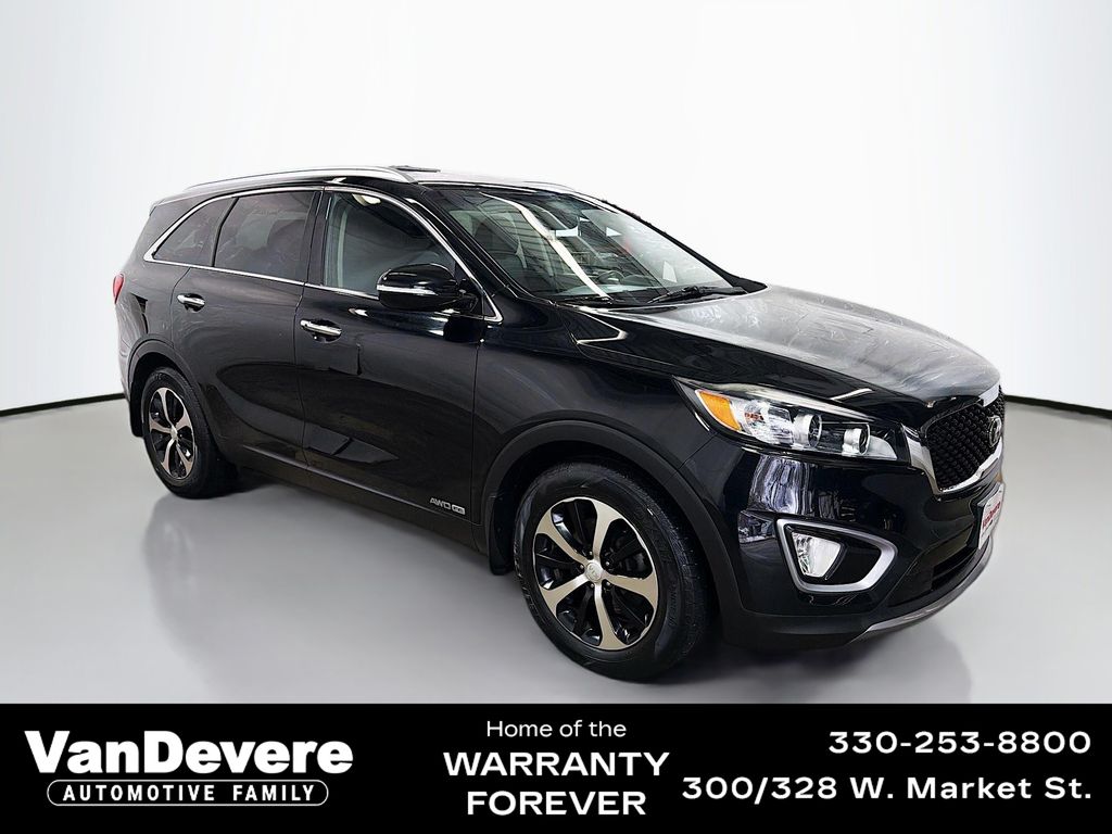 Ebony Black 2018 Kia Sorento EX V6 AWD SUV / Crossover All-Wheel Drive 6-Speed Automatic