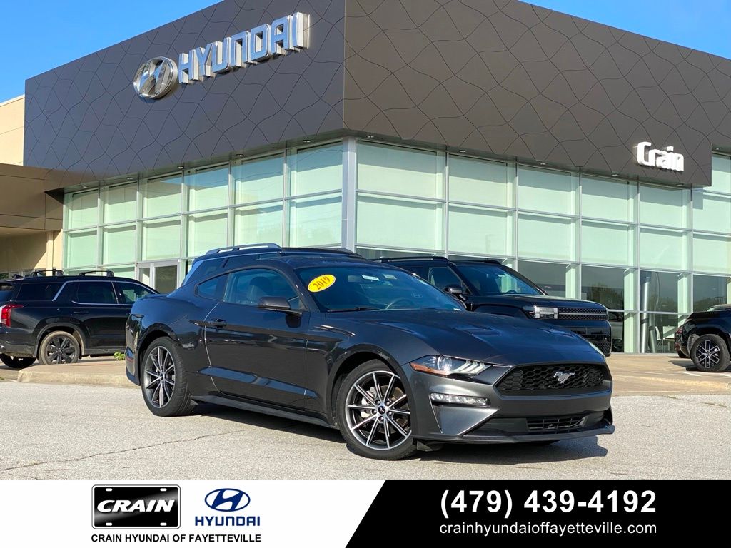 Gray (Magnetic) 2019 Ford Mustang Coupe Rear-Wheel Drive Automatic