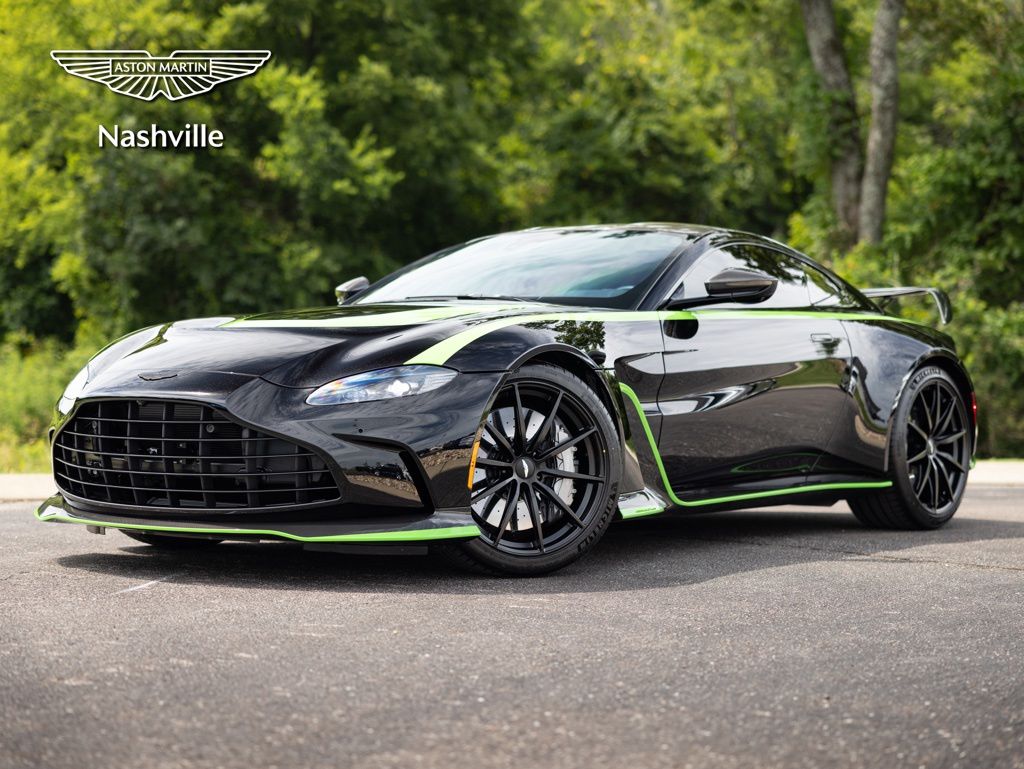 Onyx Black 2023 Aston Martin Vantage Coupe Rear-Wheel Drive 8-Speed Automatic