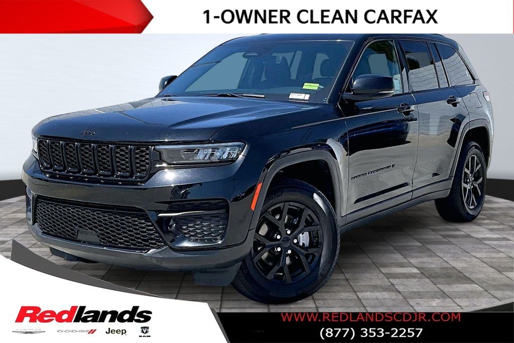 Diamond Black Crystal Pearlcoat 2024 Jeep Grand Cherokee SUV / Crossover Four-Wheel Drive 8-Speed Automatic