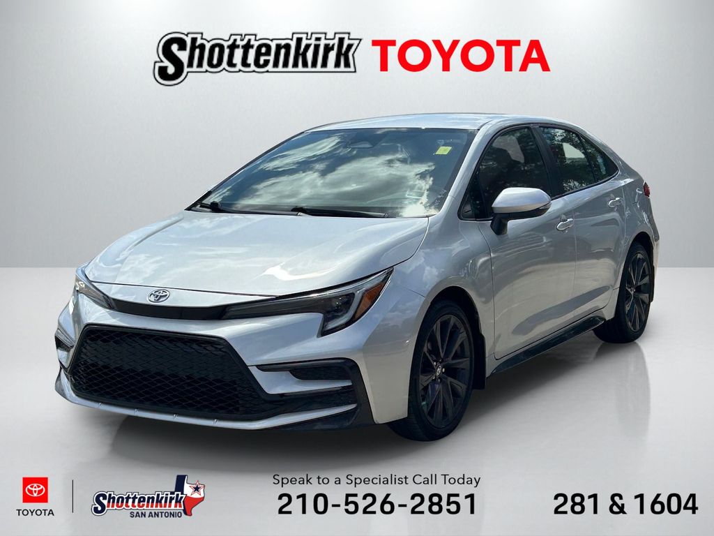 Classic Silver Metallic 2024 Toyota Corolla Sedan Front-Wheel Drive Continuously Variable Transmission