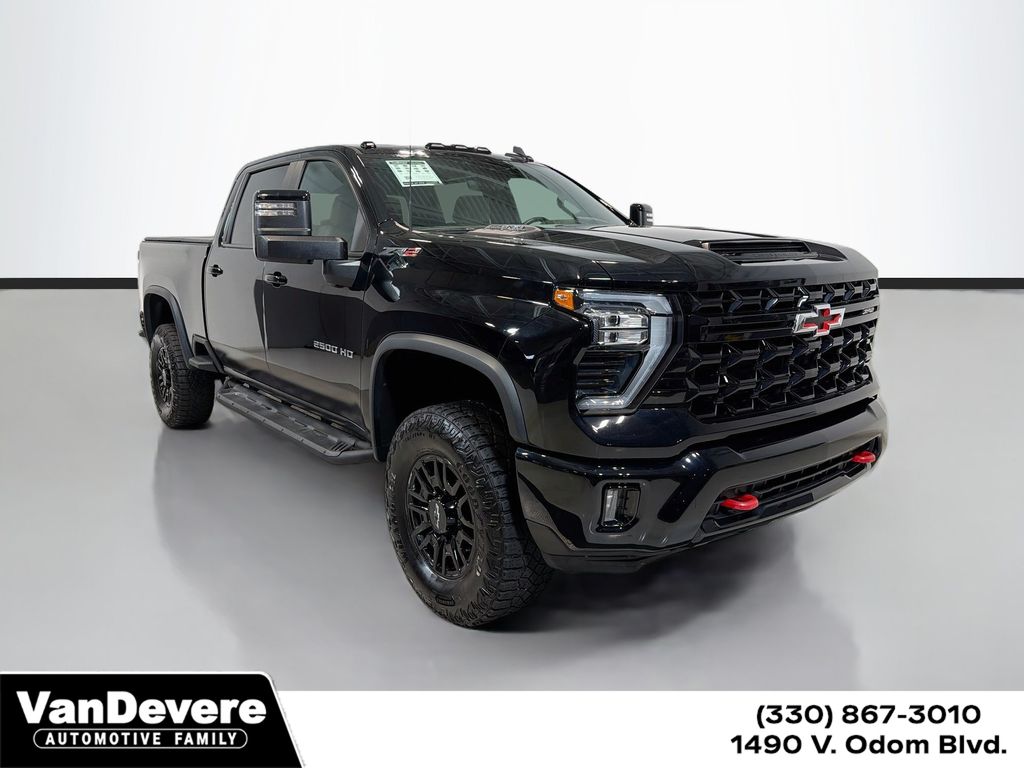 Black 2024 Chevrolet Silverado 2500HD Pickup Truck Four-Wheel Drive Automatic