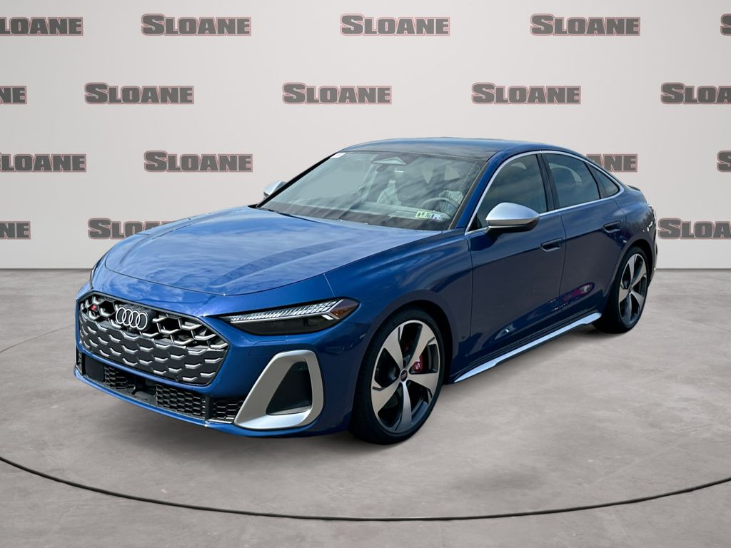 Ascari Blue Metallic 2025 Audi S5 3.0T quattro Prestige Sedan All-Wheel Drive 7-Speed Automatic