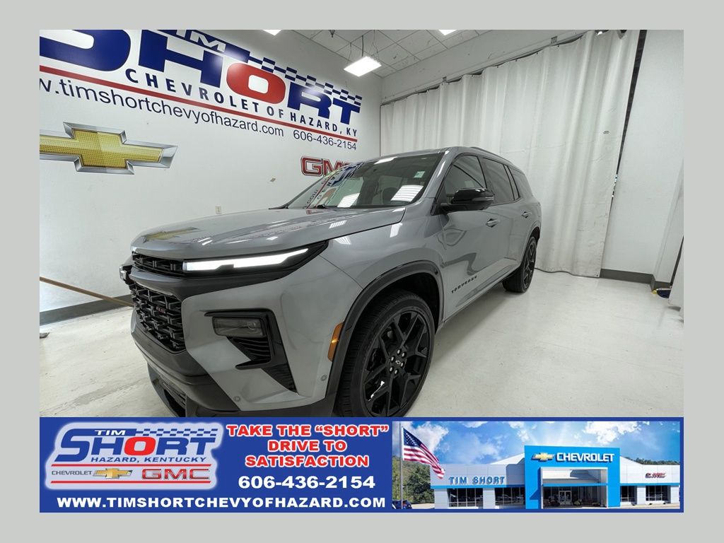 Sterling Gray Metallic 2025 Chevrolet Traverse SUV / Crossover Four-Wheel Drive 8-Speed Automatic