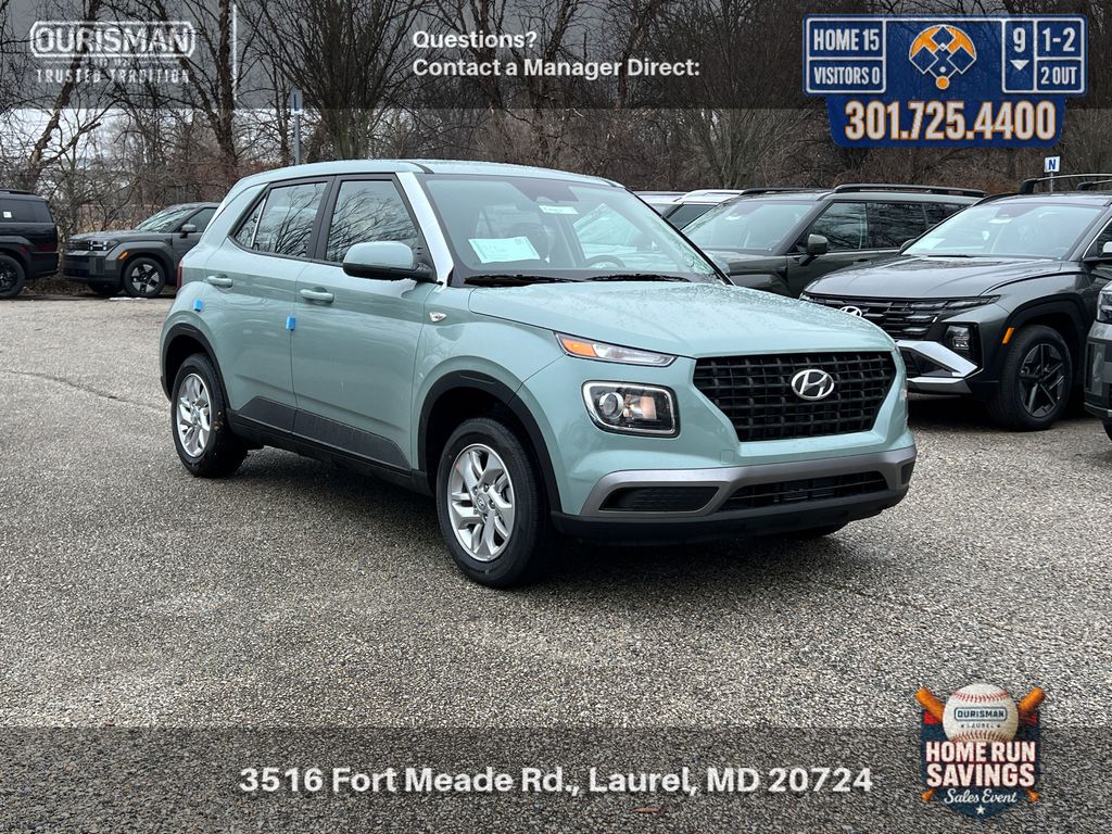 Green 2026 Hyundai Venue SE FWD SUV / Crossover Front-Wheel Drive Continuously Variable Transmission