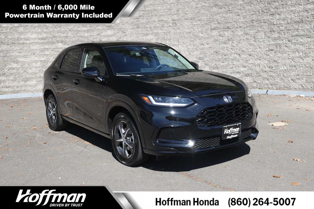 Crystal Black Pearl 2024 Honda HR-V EX-L AWD SUV / Crossover All-Wheel Drive Continuously Variable Transmission