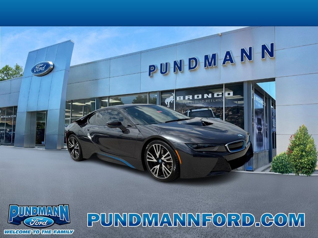 Gray Metallic 2015 BMW i8 Coupe All-Wheel Drive 6-Speed Automatic