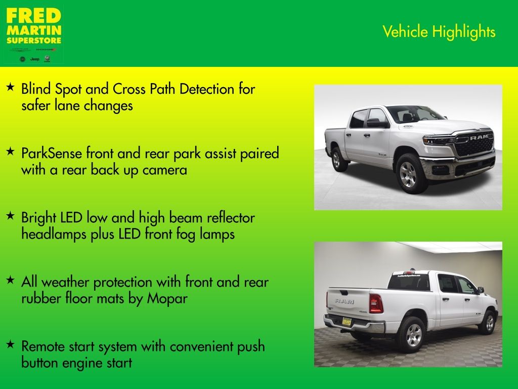 new 2026 Ram 1500 car, priced at $41,055