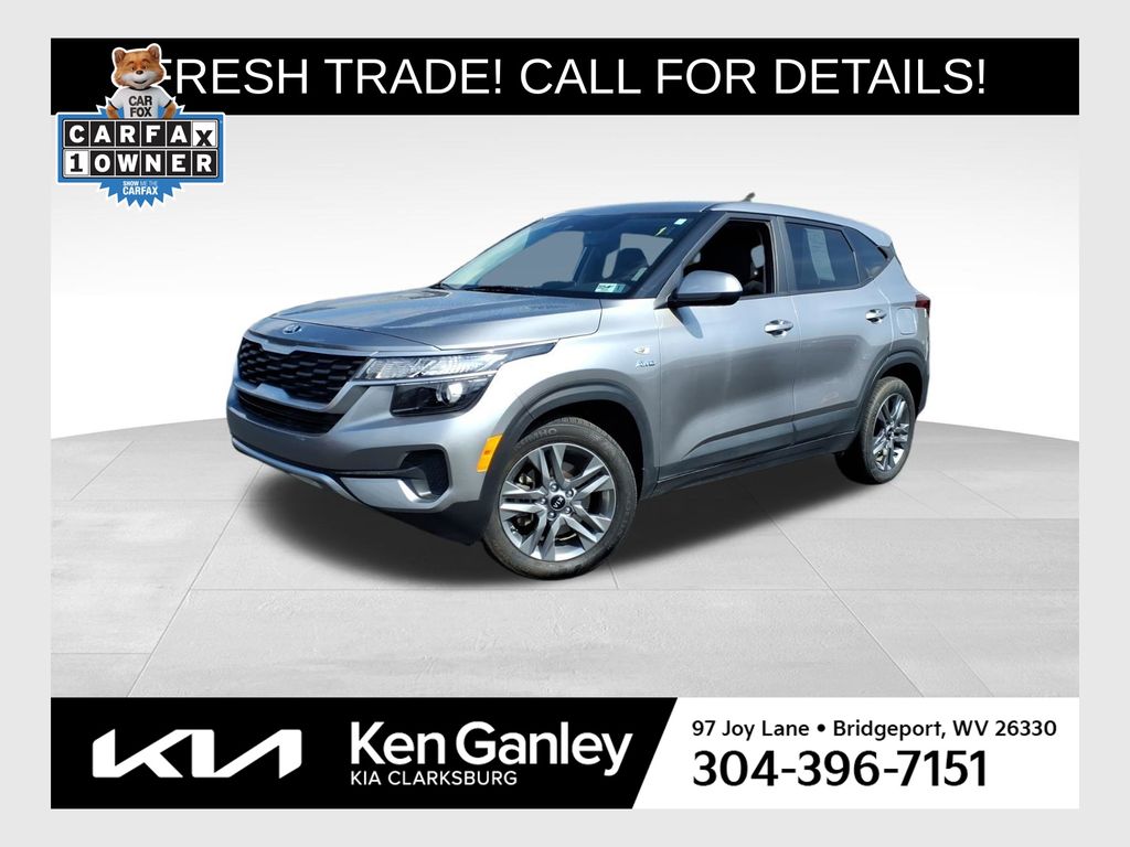 Steel Gray 2021 Kia Seltos LX AWD SUV / Crossover All-Wheel Drive Continuously Variable Transmission