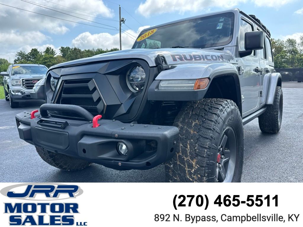 Billet Silver Metallic Clearcoat 2018 Jeep Wrangler SUV / Crossover Four-Wheel Drive 8-Speed Automatic