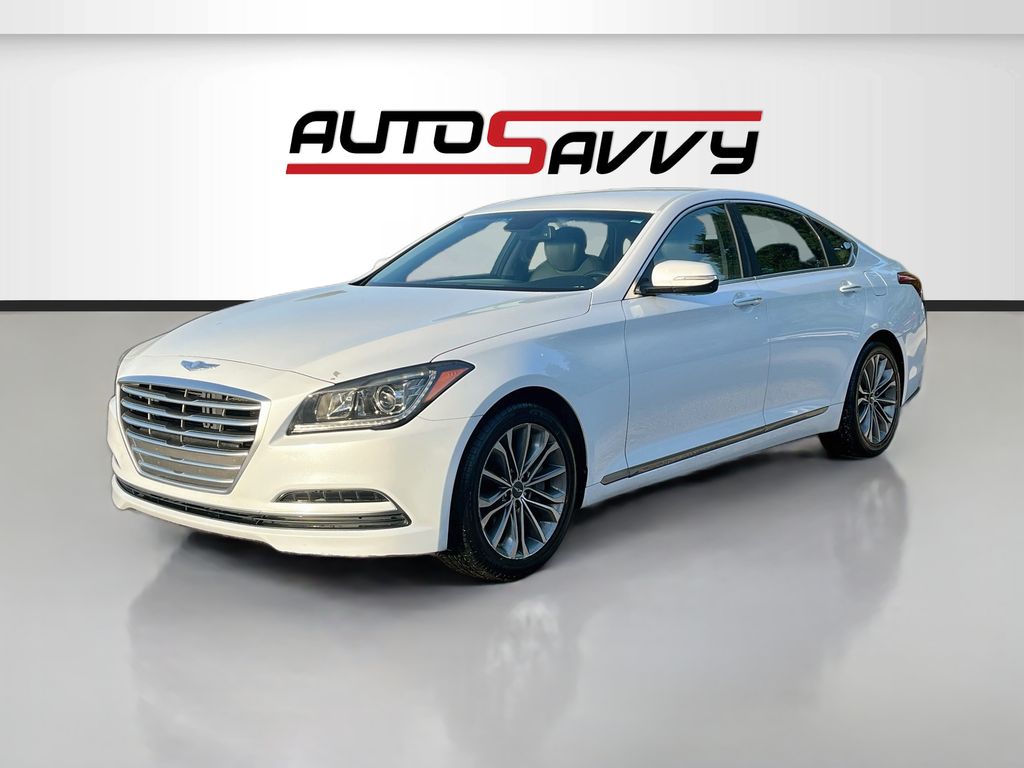 2015 Hyundai Genesis 3.8 White at Gullo Toyota