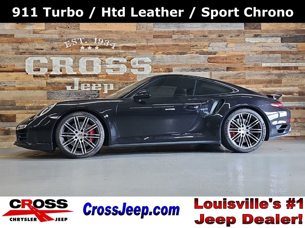 Basalt Black Metallic 2014 Porsche 911 Turbo Coupe AWD Coupe All-Wheel Drive 7-Speed Automatic