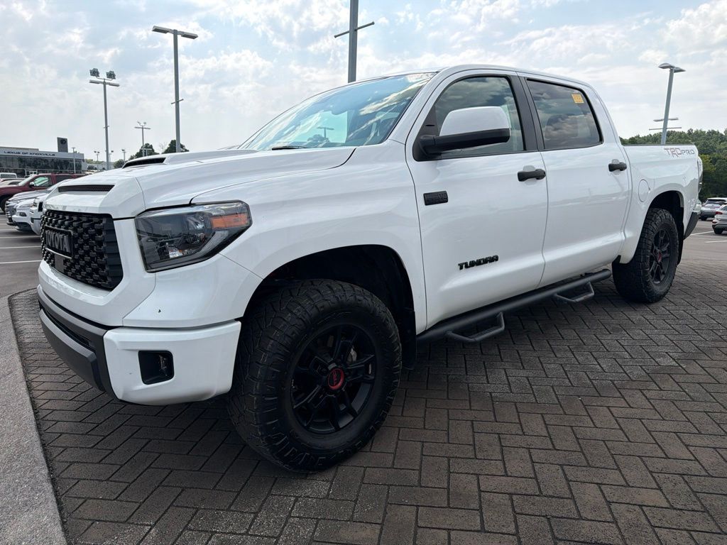 Super White 2020 Toyota Tundra Pickup Truck Four-Wheel Drive 6-Speed Automatic
