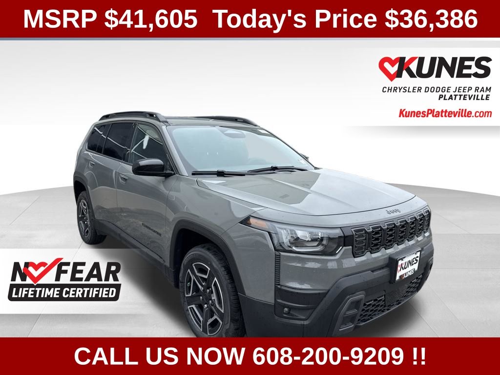 Sting-Gray Clearcoat 2026 Jeep Cherokee SUV / Crossover Four-Wheel Drive Continuously Variable Transmission