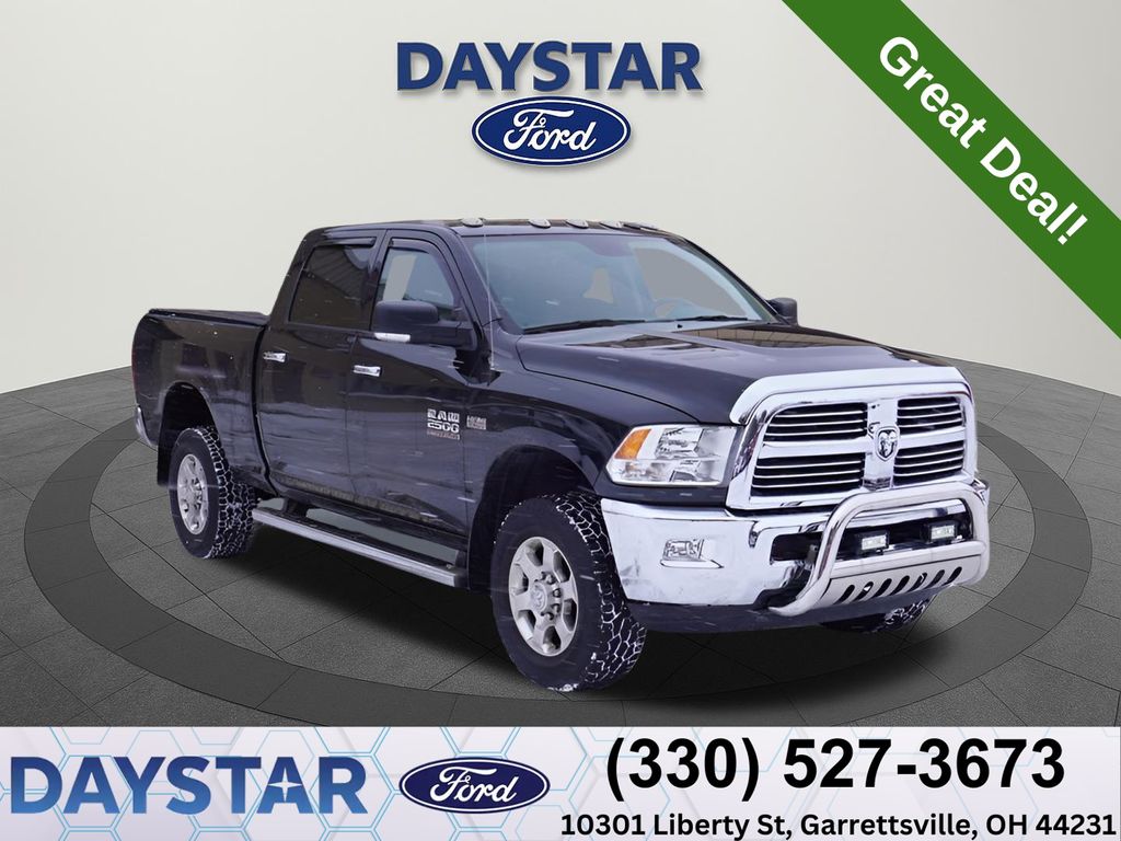 Brilliant Black Crystal Pearlcoat 2018 RAM 2500 Pickup Truck Four-Wheel Drive 6-Speed Automatic
