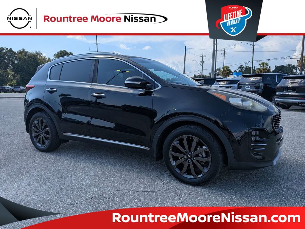 Black Cherry 2018 Kia Sportage SUV / Crossover Front-Wheel Drive 6-Speed Automatic Overdrive