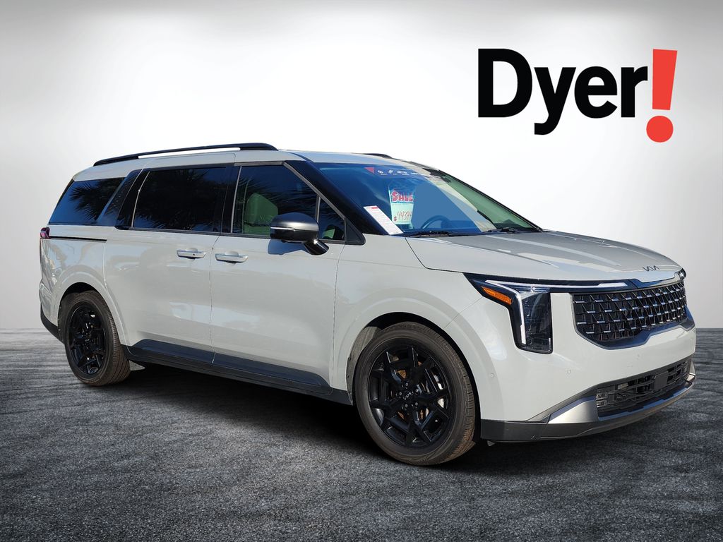 Ceramic Silver 2025 Kia Carnival Minivan Front-Wheel Drive 8-Speed Automatic