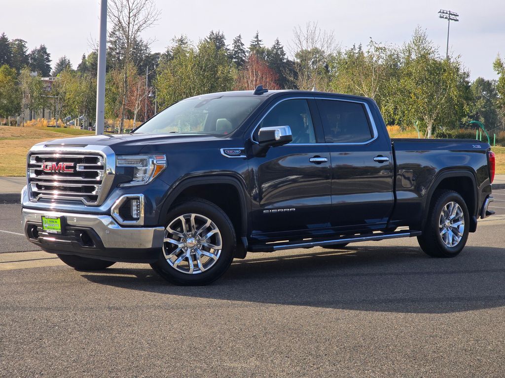 Blue 2020 GMC Sierra 1500 Pickup Truck Four-Wheel Drive Automatic