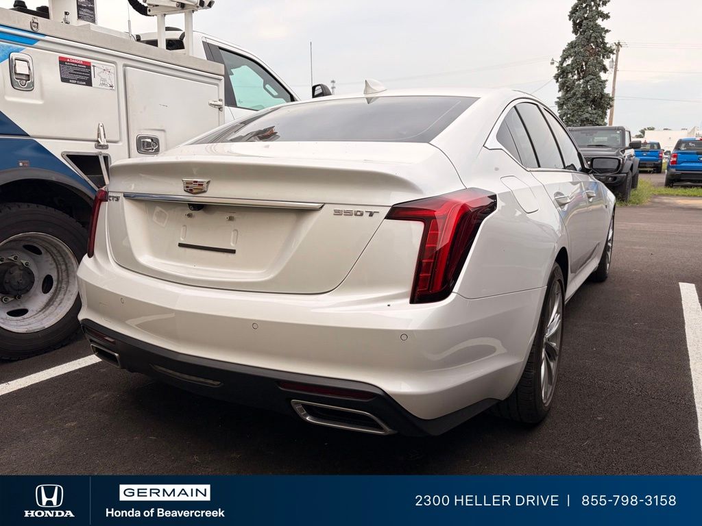 Used 2021 White Cadillac Premium Luxury image 4