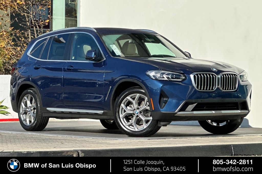 Phytonic Blue Metallic 2023 BMW X3 SUV / Crossover All-Wheel Drive 8-Speed Automatic