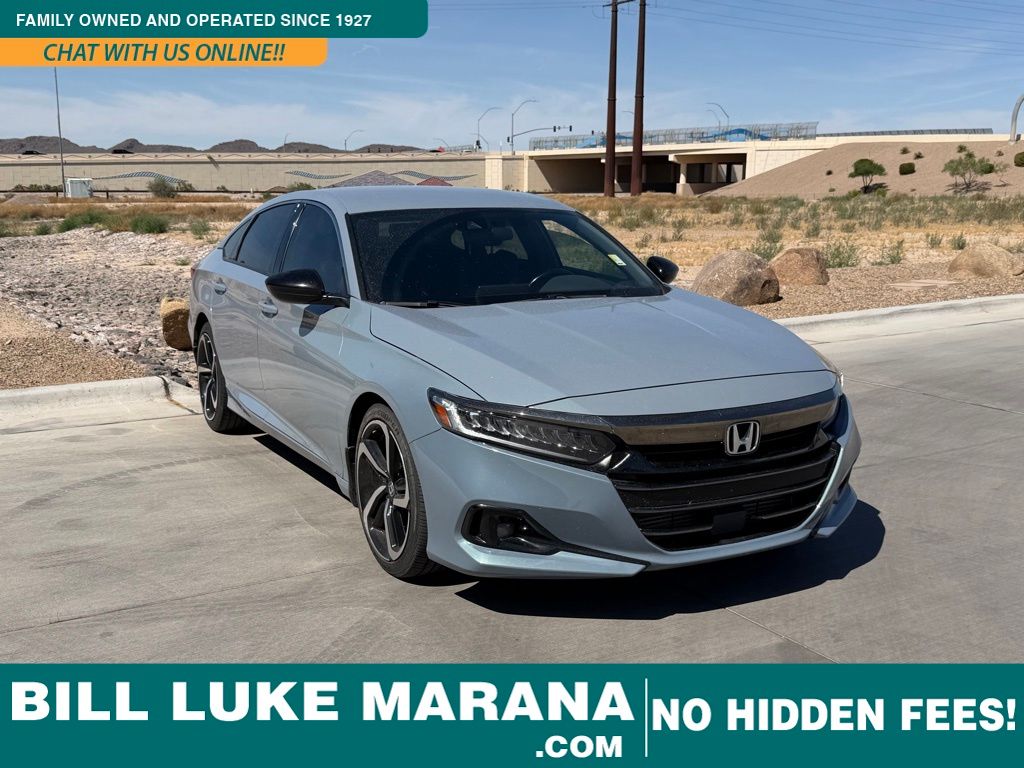 Sonic Gray Pearl 2022 Honda Accord Sport FWD Sedan Front-Wheel Drive Continuously Variable Transmission