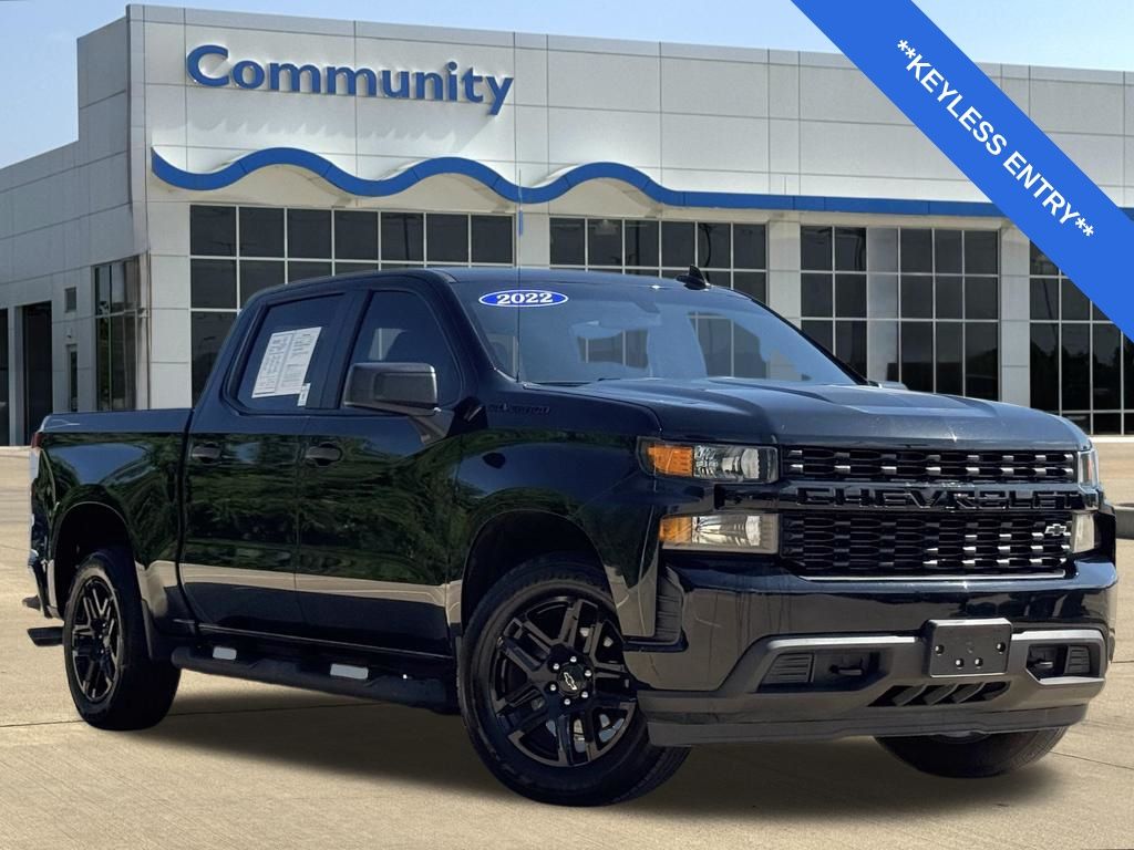2022 Chevrolet Silverado 1500 LTD Custom Black at DeMontrond Gulf Freeway