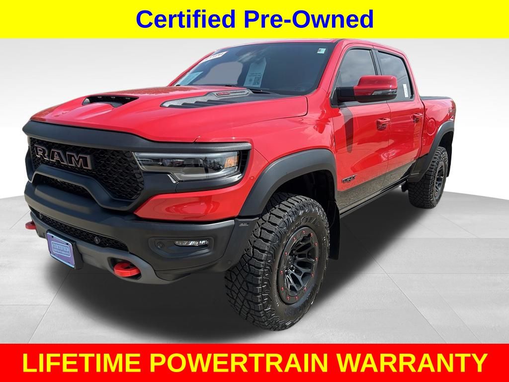 Flame Red Clearcoat 2021 RAM 1500 Pickup Truck All-Wheel Drive 8-Speed Automatic